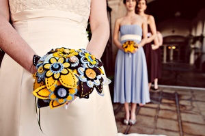 Сватбен букет с уникални цветя